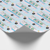 Cute Kerstmis  Motorhome RV-kerst Cadeaupapier (Hoek)