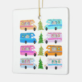 Cute Kerstmis  Motorhome RV-kerst Keramisch Ornament (Links)