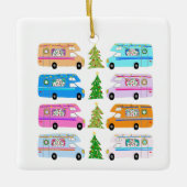 Cute Kerstmis  Motorhome RV-kerst Keramisch Ornament (Voorkant)