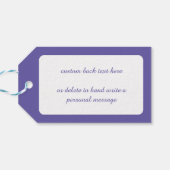 Cute Kerstmis, Musician Angel die haar paard speel Cadeaulabel (Achterkant Horizontaal)