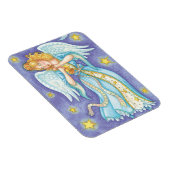 Cute Kerstmis, Musician Angel die haar paard speel Magneet (Rechterzijde)