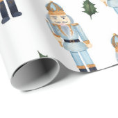 Cute Kerstmis Nutcracker Cadeaupapier (Rol Hoek)