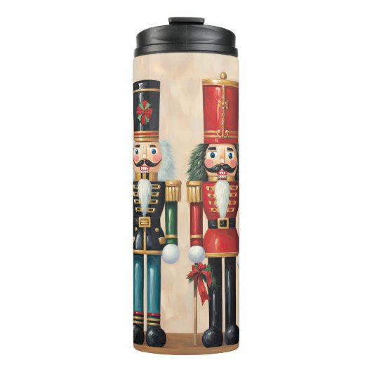Cute Kerstmis Nutcracker Thermosbeker (Voorkant)