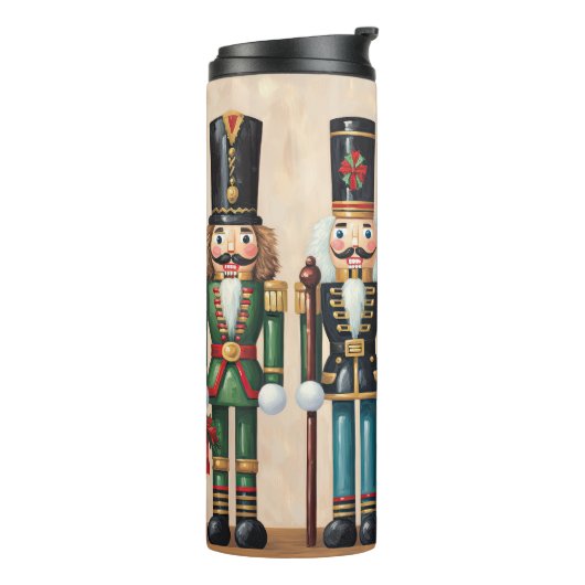 Cute Kerstmis Nutcracker Thermosbeker (Gedraaid links)