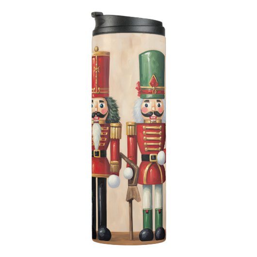 Cute Kerstmis Nutcracker Thermosbeker (Geroteerd rechts)