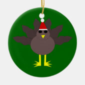 Cute Kerstmis Ornament Turkije (Voorkant)
