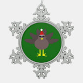 Cute Kerstmis Ornament Turkije (Voorkant)