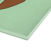 Cute Kerstmis Owl Custom Cutting Board Snijplank (Hoek)