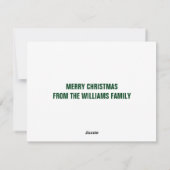 Cute Kerstmis Panda-Beer in Santa Hat Feestdagenkaart (Achterkant)