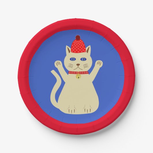 Cute Kerstmis Papieren Bordje (Voorkant)
