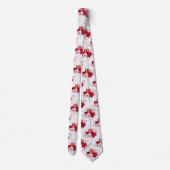 Cute Kerstmis Pattern Stropdas (Achterkant)