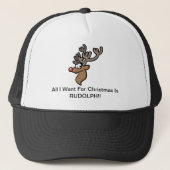Cute Kerstmis-Pet voor Deterjagers Trucker Pet (Voorkant)