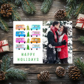 Cute kerstmis RV CUSTOM PHOTO Holiday Card Kaart