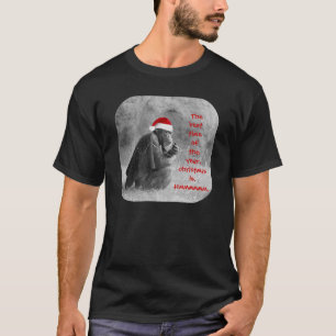 Cute Kerstmis Shirt "Yoda-like" Chimp!