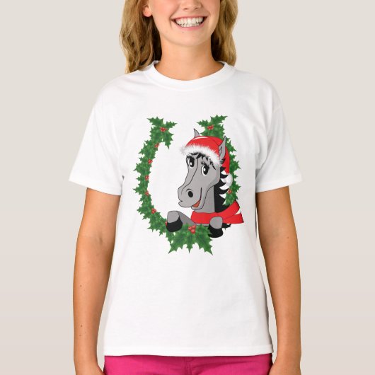 Cute Kerstmis Slaapshirt Shirt Dress (Voorkant)