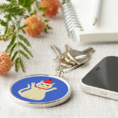 Cute Kerstmis Sleutelhanger (Zijkant)