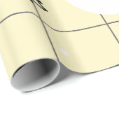 Cute Kerstmis Snowman Pattern Cadeaupapier (Rol Hoek)