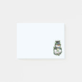 Cute Kerstmis Snowman Post-it Notes (Voorkant)