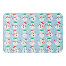 Cute Kerstmis Snowman Snowflake Pattern