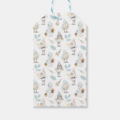 Cute Kerstmis Snowmen Gift Labels Cadeaulabel (Voorkant)