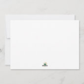 Cute Kerstmis Snowmen Merry en Bright Feestdagenkaart (Achterkant)