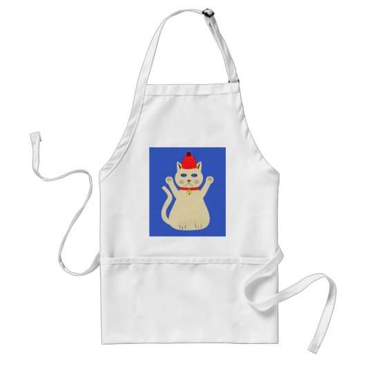 Cute Kerstmis Standaard Schort (Voorkant)