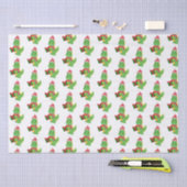 Cute Kerstmis T-Rex Tissuepapier (Craft)