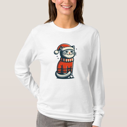 Cute Kerstmis T-shirt (Voorkant)