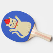 Cute Kerstmis Tafeltennisbatje (Zijkant)