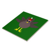 Cute Kerstmis Tegel Turkije Tegeltje (Zijkant)