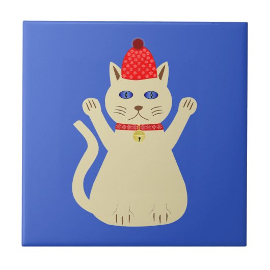 Cute Kerstmis Tegeltje (Voorkant)