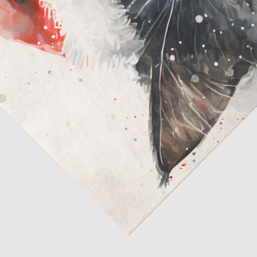 Cute Kerstmis Tissuepapier (Detail)