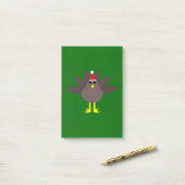 Cute Kerstmis Turkije Post merkt op Pad Post-it® Notes (Op bureau)
