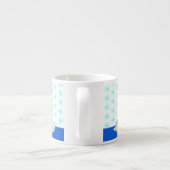 Cute Kerstmis Walrus en Snowflakes Espresso Kop (Achterkant)