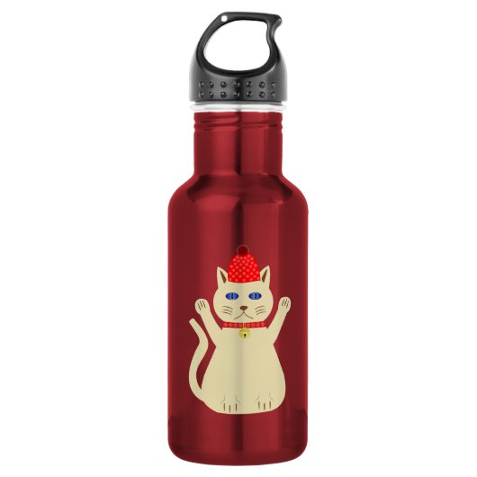 Cute Kerstmis Waterfles (Voorkant)