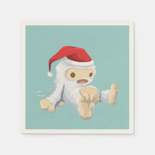 Cute Kerstmis Yeti Speelgoed Doll Servet