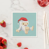 Cute Kerstmis Yeti Speelgoed Doll Servet (Insitu)