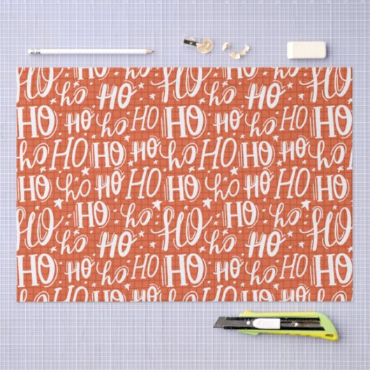 Cute Kerstmis Zebra Chic Modern Tissuepapier (Craft)