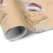 Cute Kerstmuts Cadeaupapier (Rol Hoek)