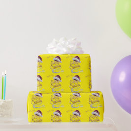 Cute Kerstmuts Cadeaupapier