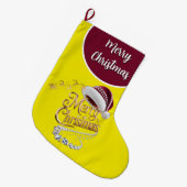 Cute Kerstmuts Grote Kerstsok (Voorkant (Hangend))