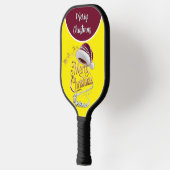 Cute Kerstmuts Pickleball Paddle (Links)