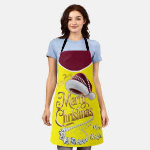 Cute Kerstmuts Schort