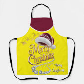 Cute Kerstmuts Schort (Voorkant)