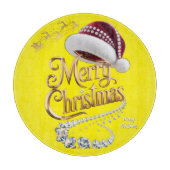 Cute Kerstmuts Snijplank (Voorkant)