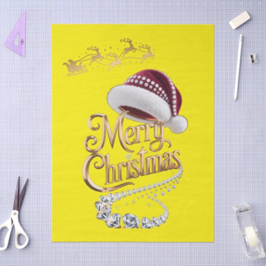 Cute Kerstmuts Tissuepapier (Craft)