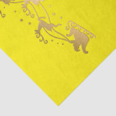 Cute Kerstmuts Tissuepapier (Detail)