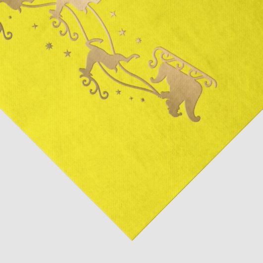Cute Kerstmuts Tissuepapier (Detail)