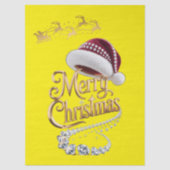 Cute Kerstmuts Tissuepapier (Voorkant)