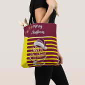 Cute Kerstmuts Tote Bag (Dichtbij)
